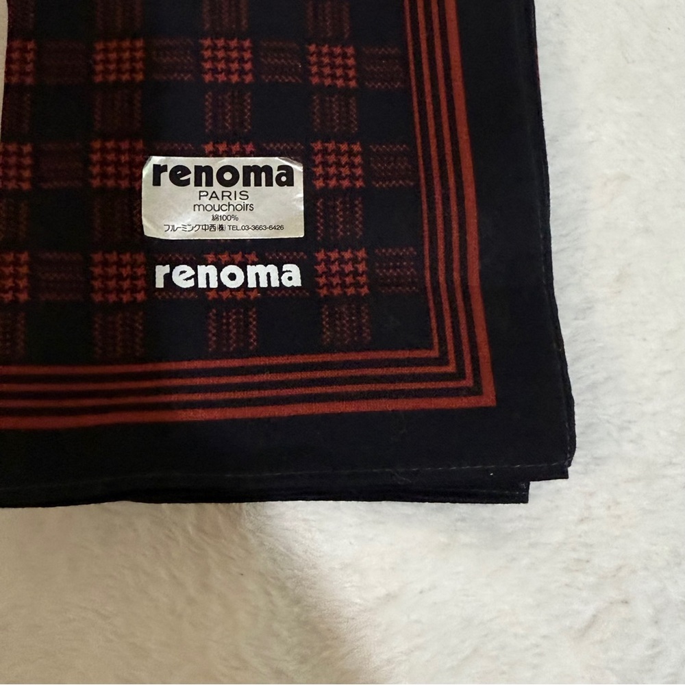 Black and Red Pocket Square